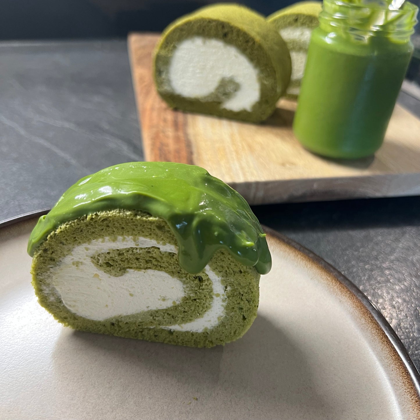 抹茶ロール/matcha roll